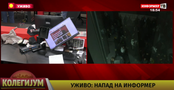 Talačka kriza u TV Informer: Grupa ljudi upala u televiziju