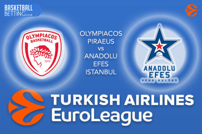 EL - 1/4-finale: "Brejk" u Pireju, Olimpijakos - Efes 1:1!