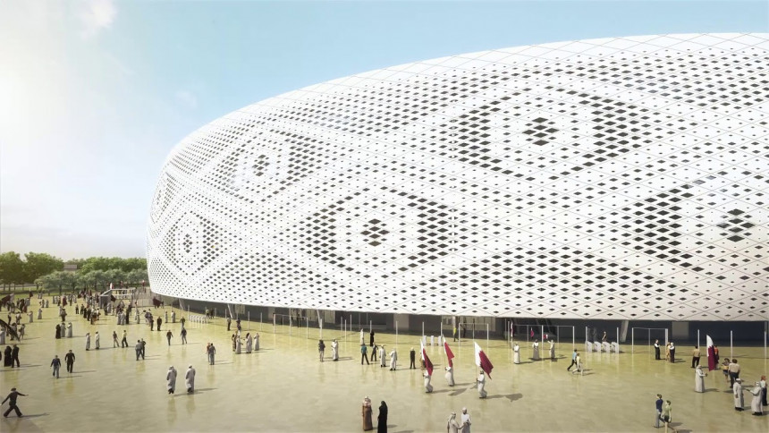 Видео: Арапи праве стадион у облику капе за Мундијал!