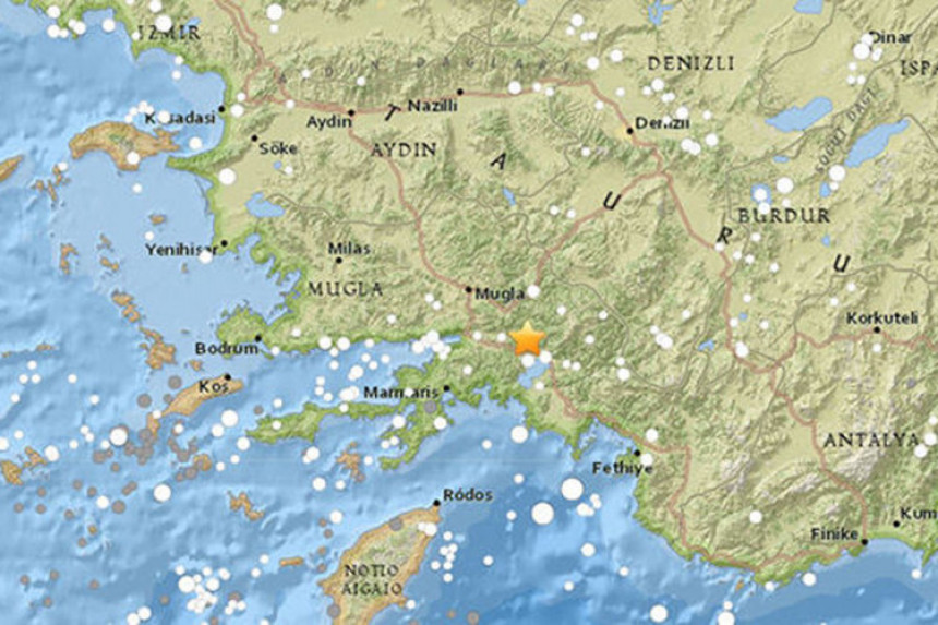 Земљотрес погодио Турску