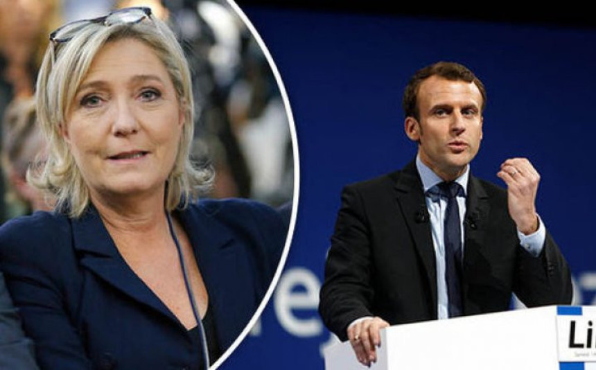 Makron i Le Pen vode u Francuskoj