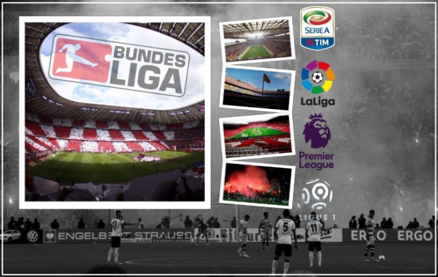 Gledanost liga: Bundesliga i dalje najgledanija!