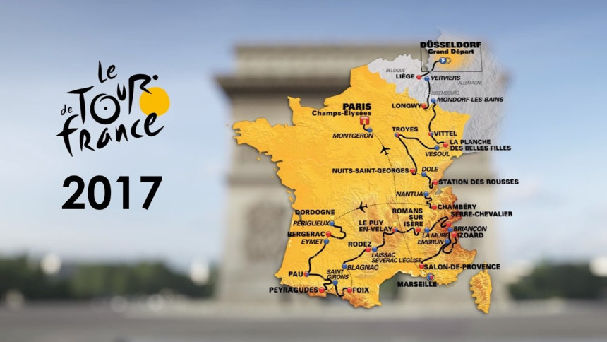 Тур д'Франс обиљежава 60 година Европске уније!