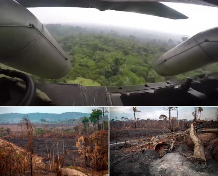 Požar u Amazoniji: Vojska krenula u gašenje požara