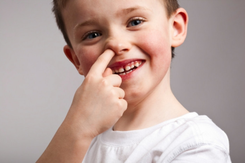 Djecu treba podsticati da čačkaju nos i jedu sluz